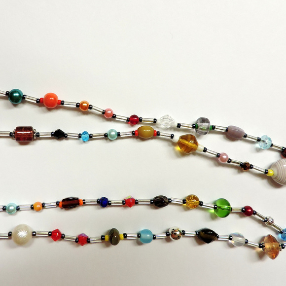 JEWELRY SALE HandCrafted Bead Soup Long Necklace - Picture 5 of 8